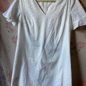 BRAND NEW Loft White Lace Dress